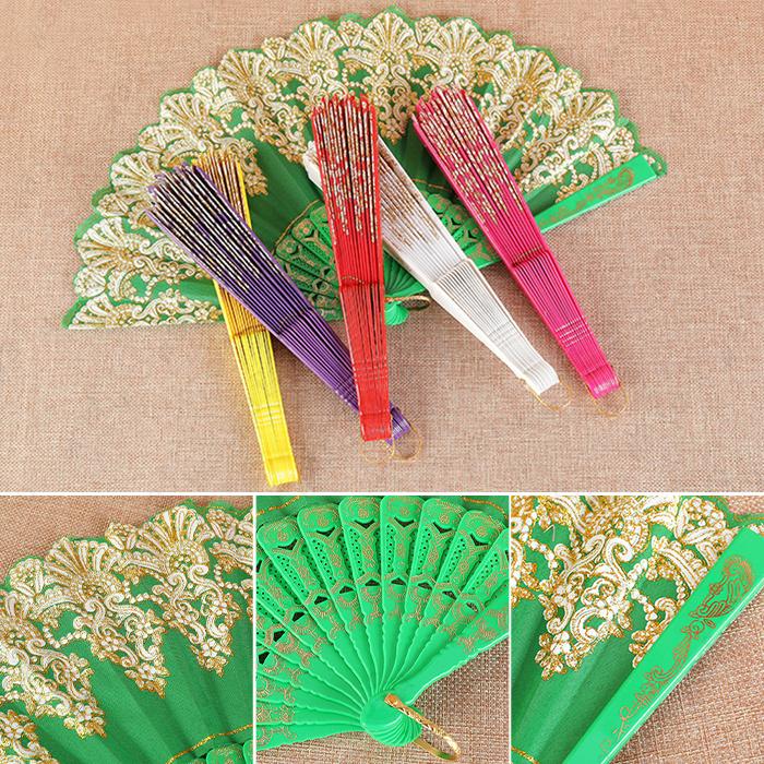 扇子 レディース 日本国内当日発送 11color レース コスプレ 中華風