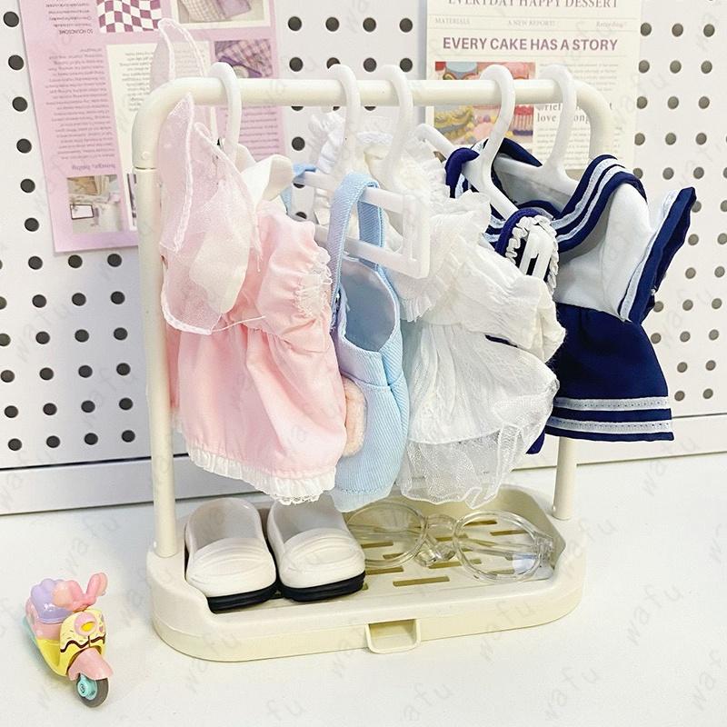 人形 ハンガーラック (z150#) 当日発送 7set ハンガー ドール服 ポール
