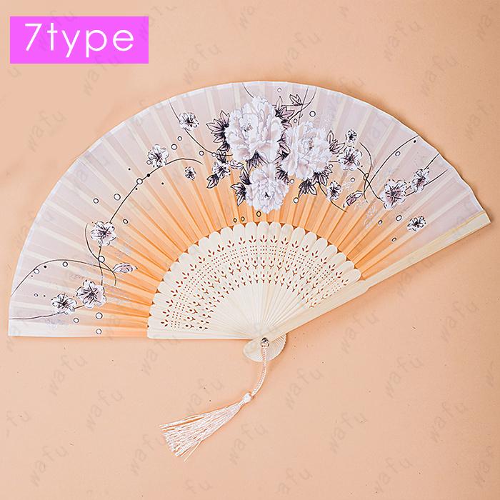 z156#扇子 レディース 当日発送 20type 花柄 竹製 折りたたみ せんす
