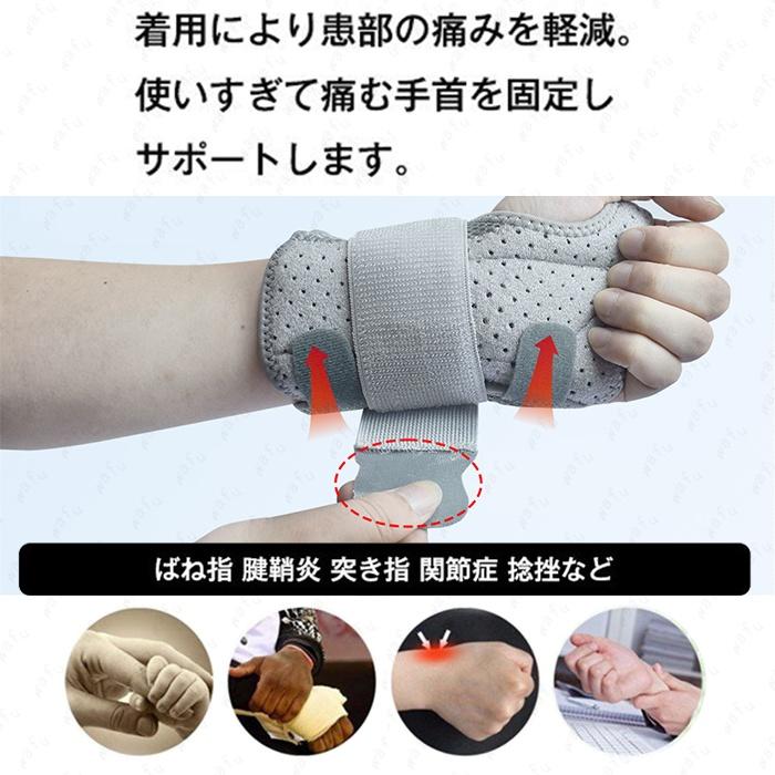 手首サポーター 日本国内当日発送 手首固定 保護 捻挫 親指サポーター
