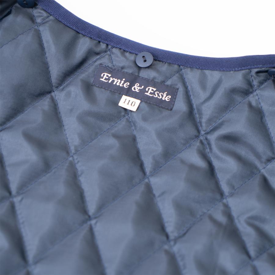 濃紺ナイロンコート 女児 通学 お受験 アウター 100 110 120 130 140  