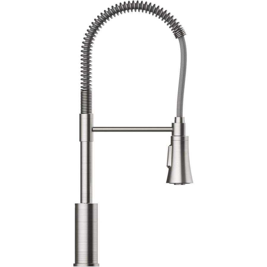 Design House 593863 Spencer Single Handle Commercial Style Chef Kitchen Faucet Satin Nickel　並行輸入品