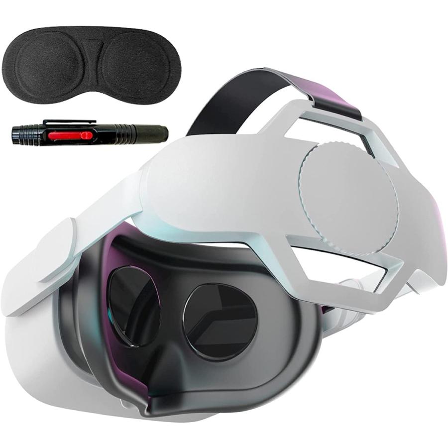 贅沢屋の Oculus Annapro Quest 丈夫 取り付けと調整が簡単なヘッドバンド 3イン1パッド入りヘッドストラップ Eliteストラップ 2 Quest Oculus Vr 2用ヘッドストラップ その他キッチン家電 Nuovaisma It