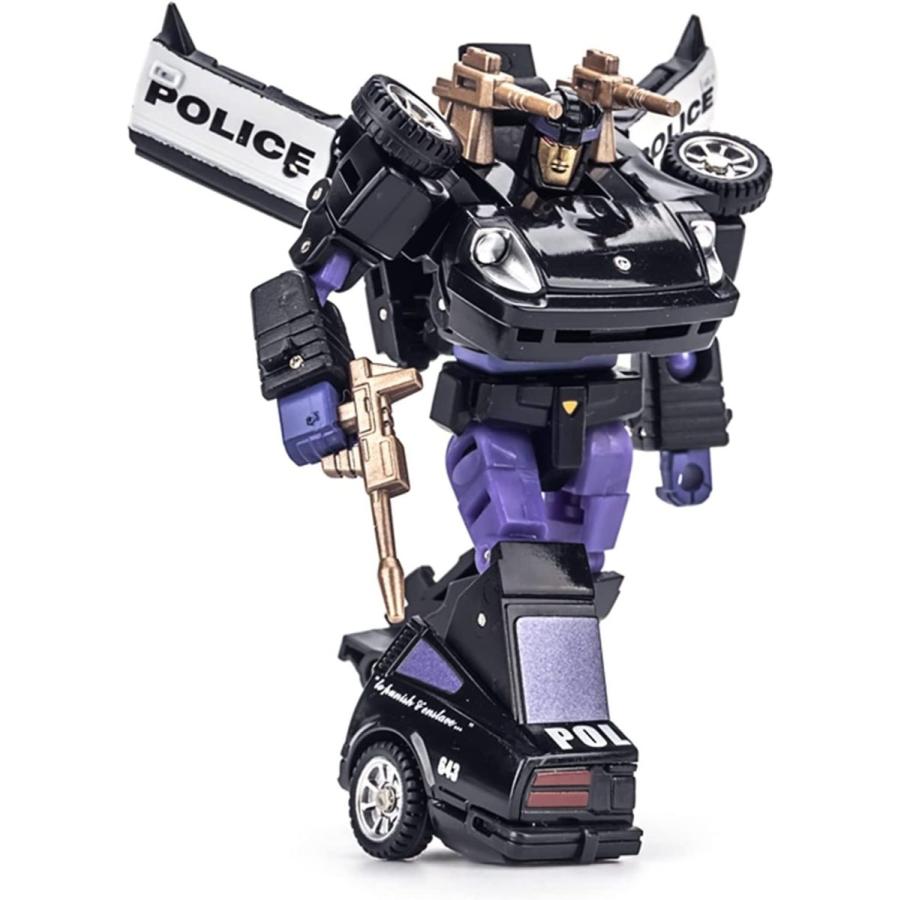 ZHIERPIUS Educational Deformation Toys  Transformable  Toy Barricade H5B 10th Anniversary Action Figure Mini Pocket Robot Toys　並行輸入品