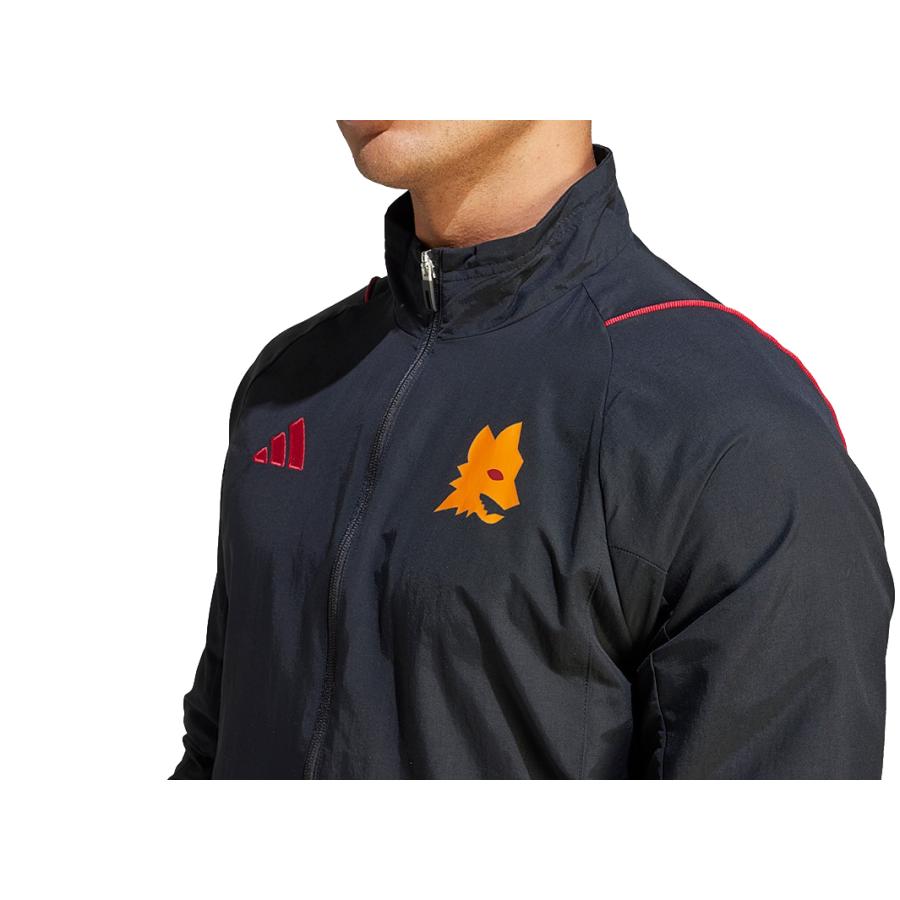 23/24 ASローマ オフィシャルグッズ adidas サッカー メンズ TIRO 23 プレゼンテーションジャケット 黒 23/24 ASローマ オフィシャルグッズ adidas サッカー メンズ TIRO 23 プレゼンテーションジャケット 黒
