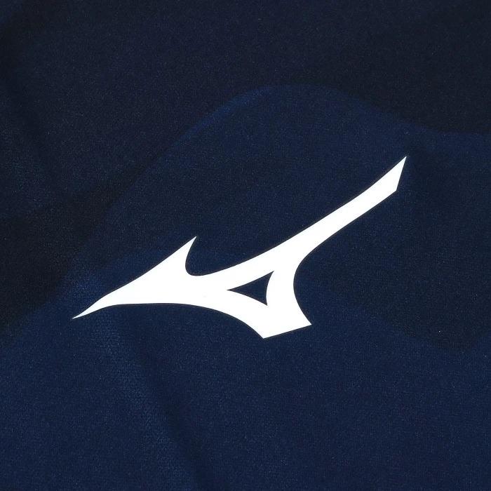 23/24 SSラツィオ オフィシャルグッズ mizuno サッカー メンズ トレーニングTシャツ 紺｜errabund-sports｜03