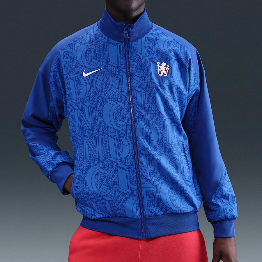 NIKE ナイキ チェルシー アンセムジャケット S NIKE チェルシー 25/26 Dri-FIT ストライク アンセム ジャケット