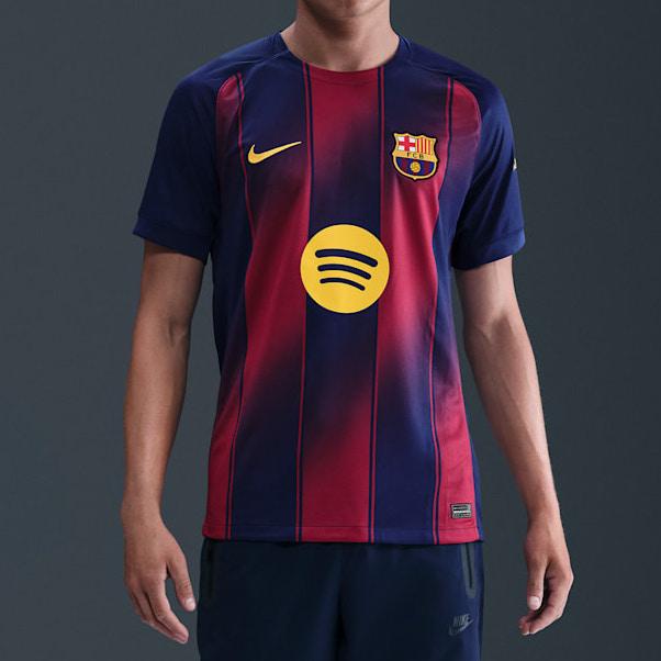 NIKE バルセロナ オーセンティック ユニフォーム 25-26 正規品 NIKE公式】FCバルセロナ 2025/26 スタジアム ホーム メンズ ナイキ Dri