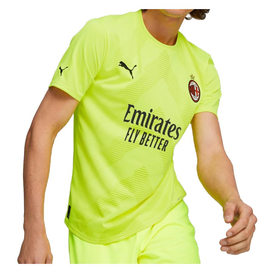 22 23 Acミラン オフィシャルグッズ Puma メンズ ゴールキーパーユニフォーム 黄 Acm025 エルラブンドスポーツ 通販 Yahoo ショッピング