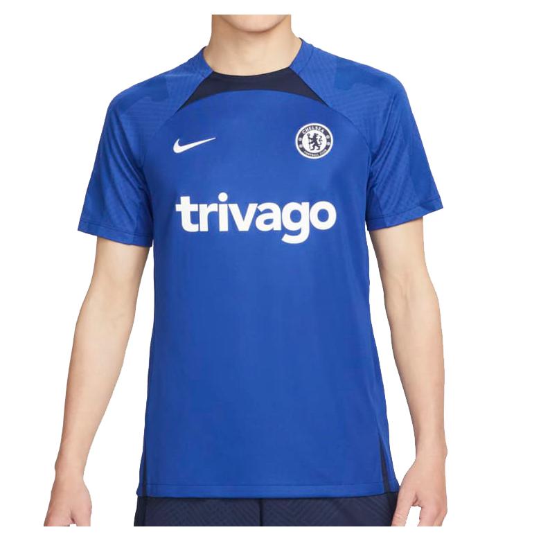 22 23 チェルシーfc オフィシャルグッズ Nike メンズ トレーニングtシャツ ストライク 青 Cls013 エルラブンドスポーツ 通販 Yahoo ショッピング