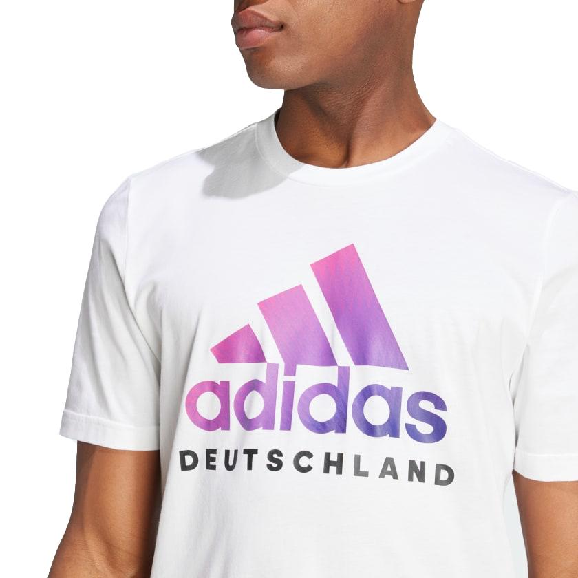 UEFAユーロ欧州選手権 ドイツ大会 EURO2024 ドイツ代表 オフィシャルグッズ adidas サッカー メンズ DNAグラフィックTシャツ｜errabund-sports｜03