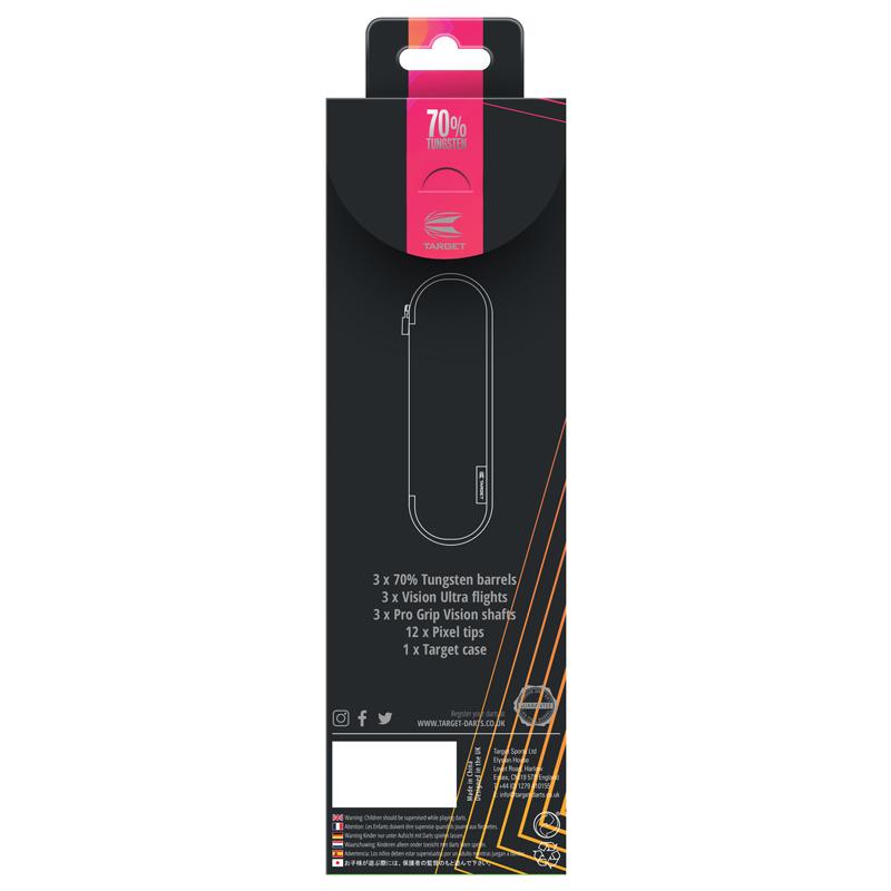 ダーツ バレル ターゲット カラーズ3 ブルー 19.0g タングステン70