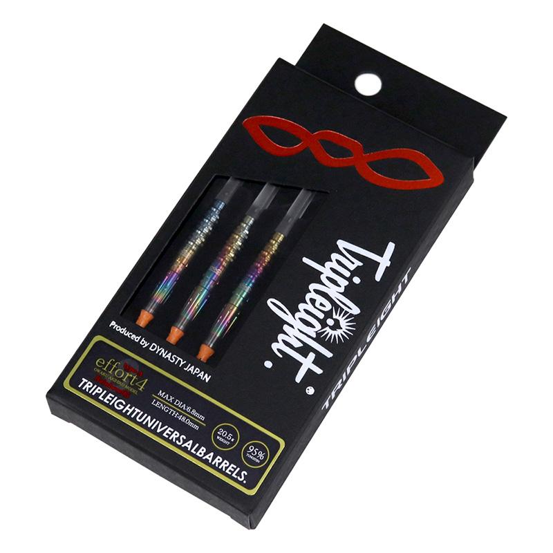 ダーツ バレル トリプレイト エフォール4 タイプA レインボー 20.5g