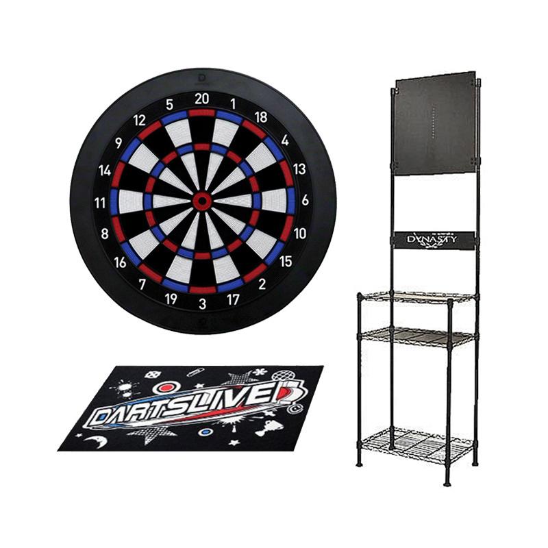 ダーツボード セット ダーツライブホーム & ダーツスタンド DY-01 黒