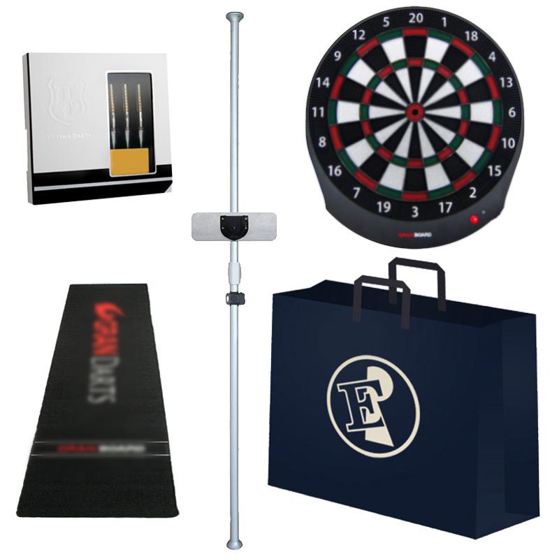 ダーツボード セット HAPPY BAG グランボードダッシュ 緑＆ポール