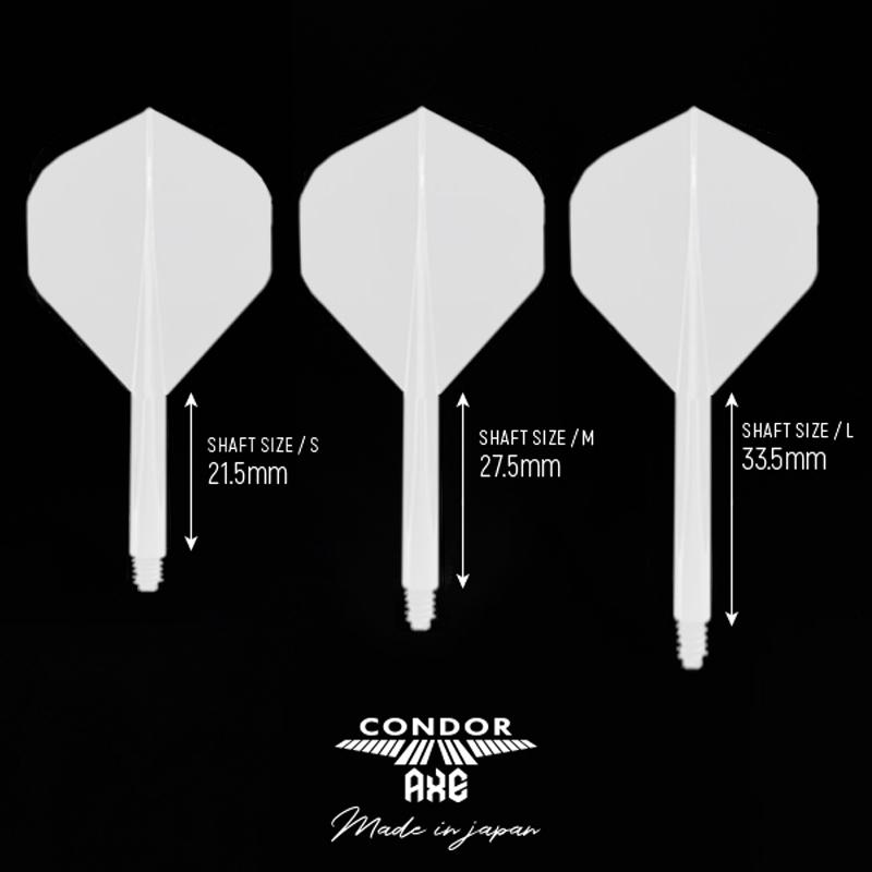 ダーツ フライト コンドル アックス スタンダード L ホワイト シャフト