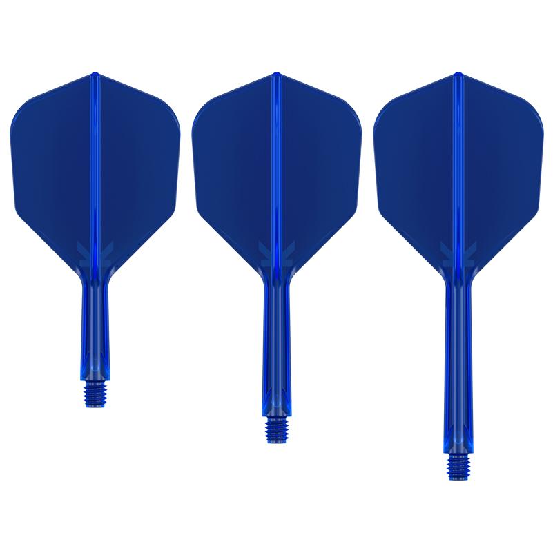 ダーツ フライト ターゲット K-FLEX シェイプ ブルー : ER SPORTS