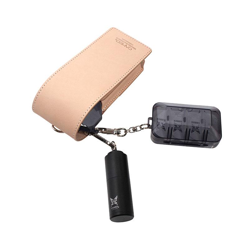 クリスマスセール】ダーツ ケース カメオ スキニーレザー クリスタル