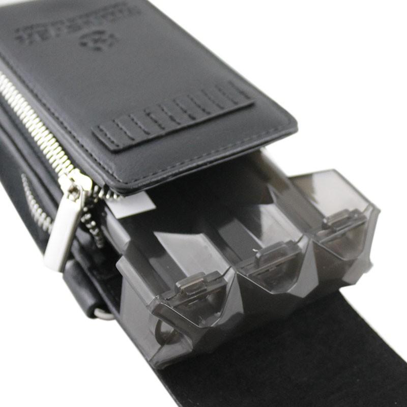 Monster ブースターウォレット黒　クリスタルワン付き ダーツ ケース モンスターダーツ ブースターウォレット タイプ2