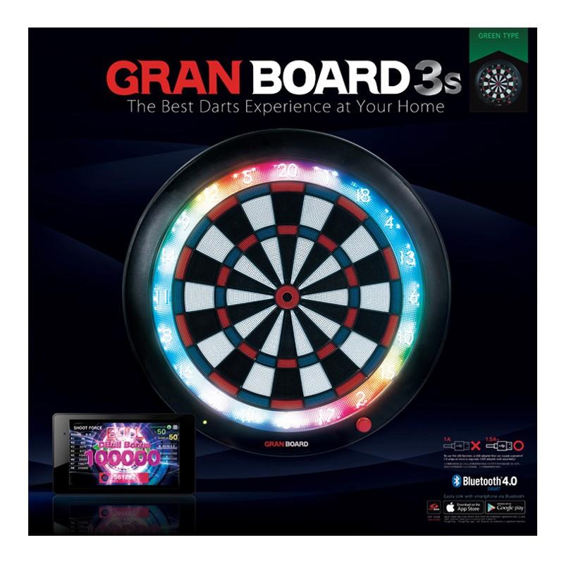 グランボード3s GRANBOARD3sオンライン対戦　本体のみ ダーツボード グランボード3s グリーン 電子ダーツボード オンライン
