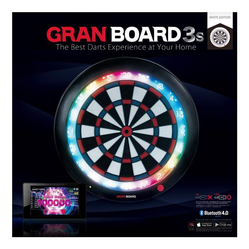 ダーツ ボード GRAN DARTS 【グランダーツ】 グランボード3s ホワイトエディション (GRAN BOARD 3s White Edition) | 電子ダーツボード｜ersports｜02