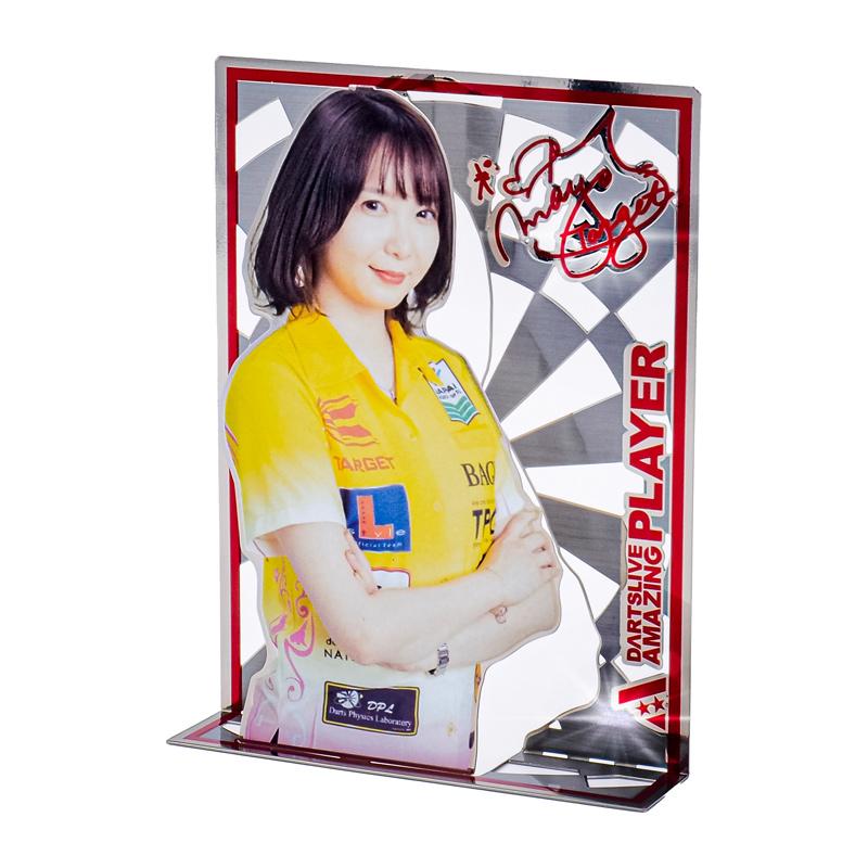 【大決算セール】ダーツライブカード DARTSLIVE PLAYER GOODS 第四弾 森田真結子選手 メタルプレート付き｜ersports｜03