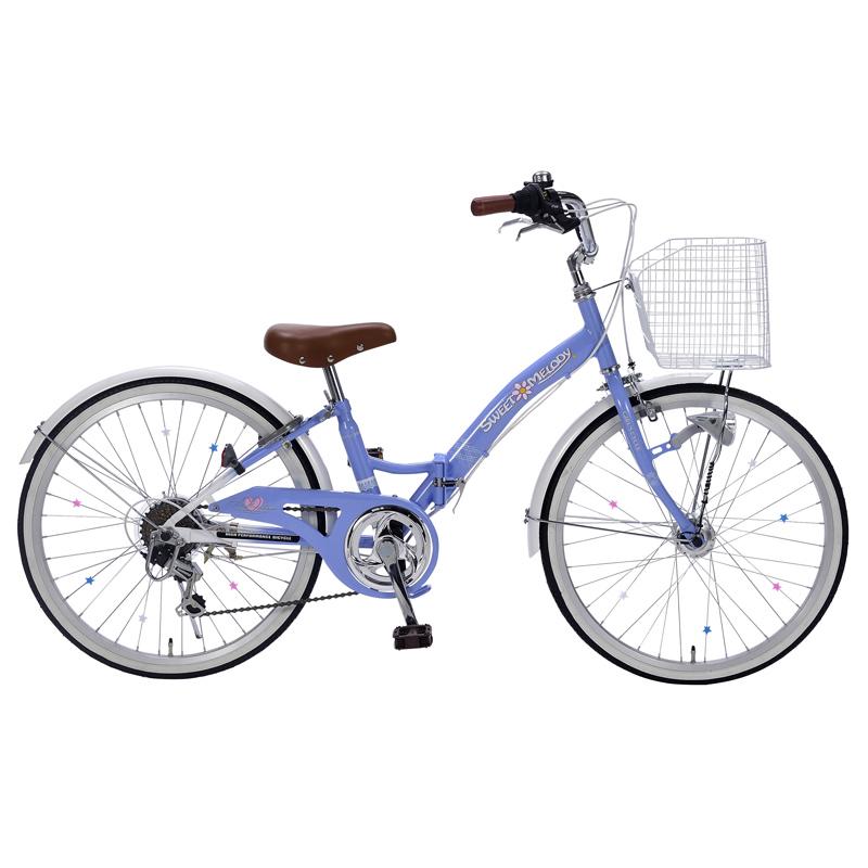 子供用自転車 22インチ M-802F S-MELODY 6段ギア オートライト : ER