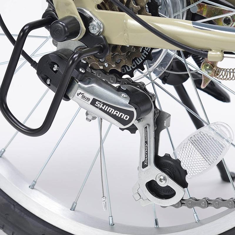 折りたたみ自転車 20インチ MF209 BRANCHE 6段ギア オールインワン