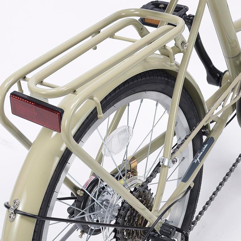 折りたたみ自転車 20インチ MF209 BRANCHE 6段ギア オールインワン