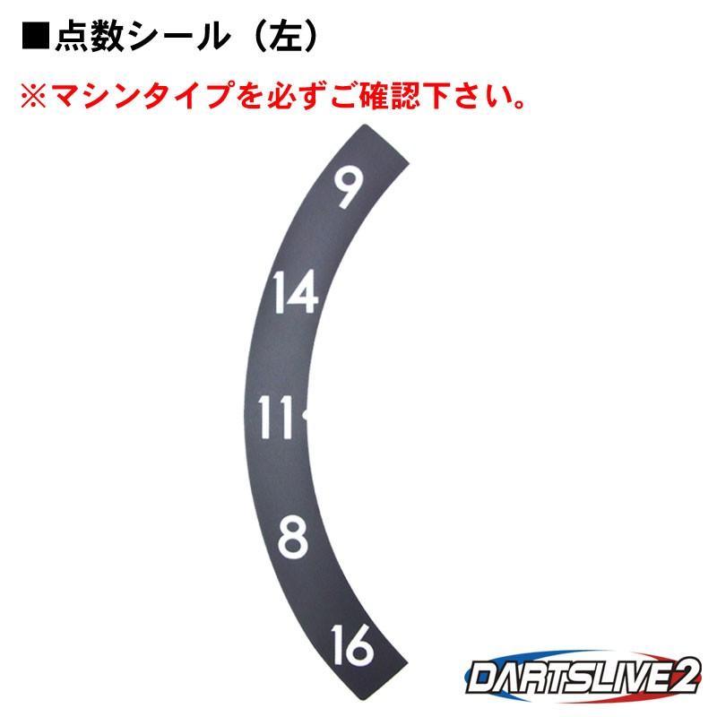 ダーツ マシンパーツ 点数シール（左） EXタイプ : ER SPORTS - 通販