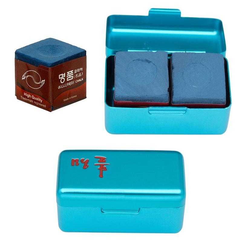 Blue Diamond ビリヤードチョーク 1箱×2個　　30点 LONGONI ブルーダイヤモンド チョーク 1箱 2個入り 商品詳細｜プロ
