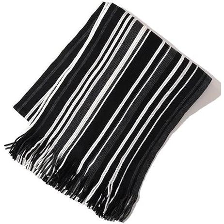 マフラー メンズ プレゼント レディース 大判 マルチ ストライプ