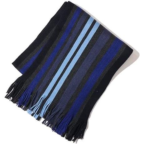 マフラー メンズ プレゼント レディース 大判 マルチ ストライプ