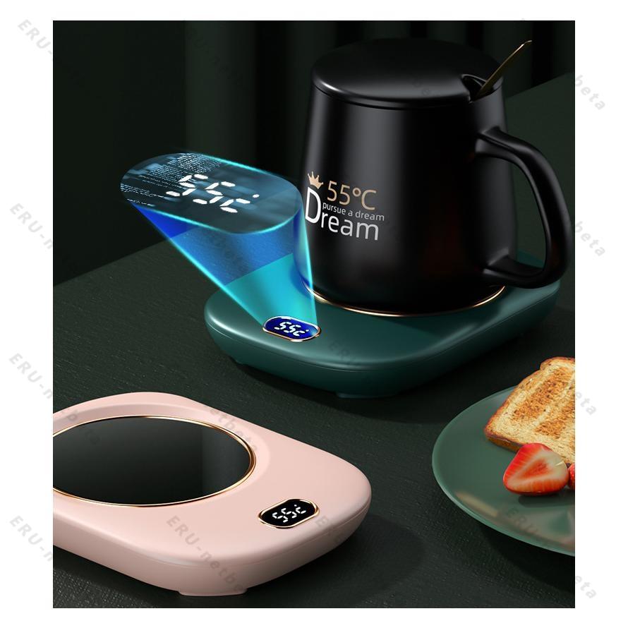 カップヒーター カップウォーマー USB給電 カップ ヒーター 保温コースター カップウォーマー 恒温 ホットウォーマー オフィス用 温かい