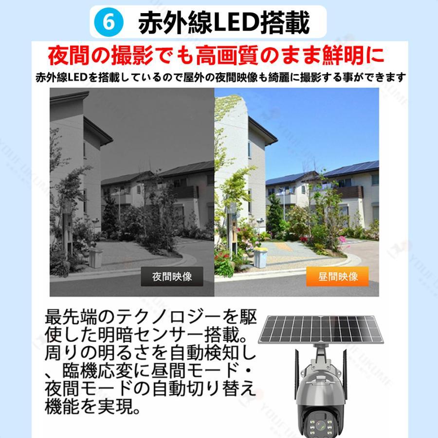 防犯カメラ 屋外 wifi 家庭用 日本製 ソーラー 家庭用 電源不要 工事不要 監視カメラ 夜間カラー ステーション 遠隔監視機能｜eru-netbeta｜16