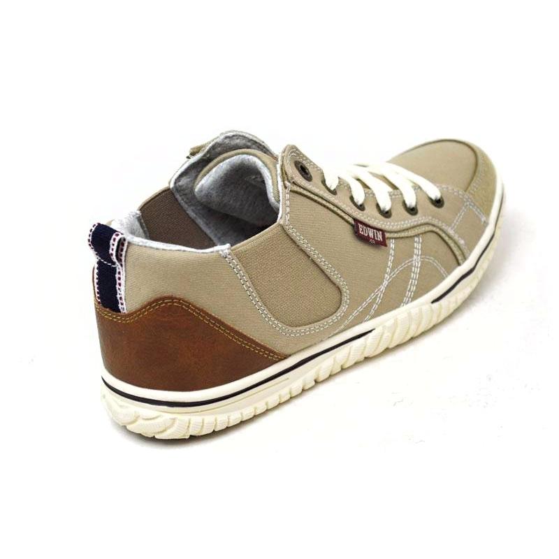 レディース スニーカー エドウィン Edwin 4549 軽量 セミカット サイドゴア カジュアル 送料無料 シューズショップ エルドラード 通販 Yahoo ショッピング