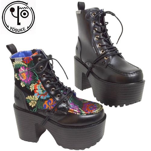 YOSUKE（ヨースケ） 靴 厚底ショートブーツ ゴスロリ ビジュアル系