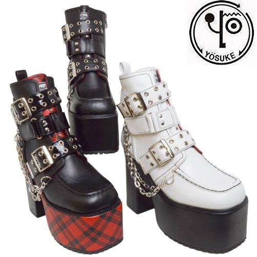 YOSUKE（ヨースケ） 靴 ショートブーツ ゴスロリ ヘビメタ YOSUKE