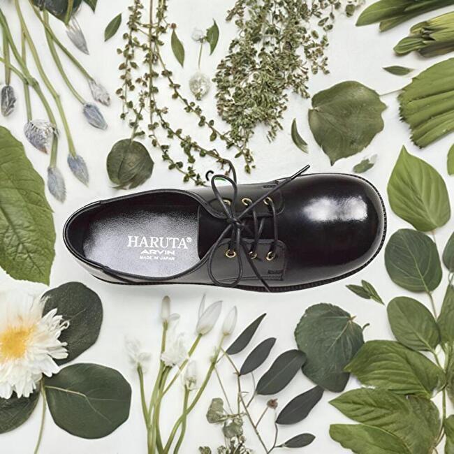 靴 Maruta レディース 【HARUTA】 ハルタ LACE-UP MANNISH SHOES レース