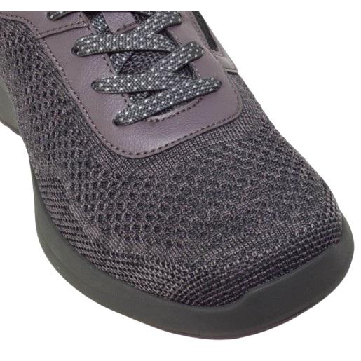 靴 膝が楽 超幅広 5E アシックス ニーズアップ ASICS KNEESUP 1242A022 膝の負担軽減 衝撃吸収 滑り止め ファスナー付き レディース ウォーキングシューズ_12