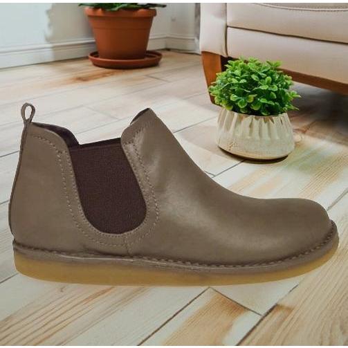 半額〜 天然皮革 サイドゴアブーツ スリッポン 本革ブーツ bon voyage