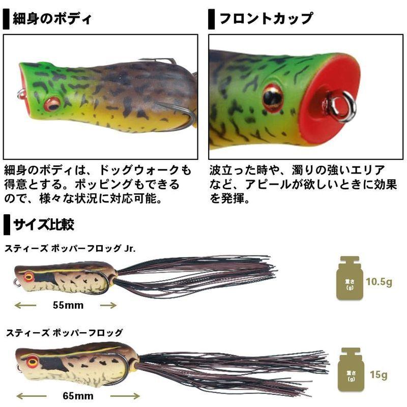 超特価sale開催 ダイワ Daiwa バス スティーズ ポッパーフロッグjr ホワイトブラック ルアー Imsel Com Co