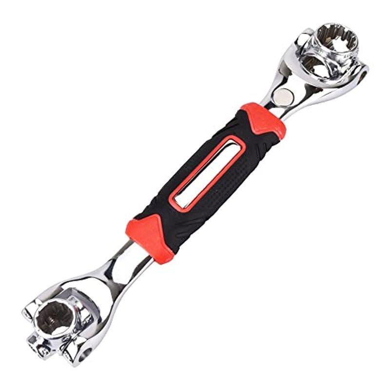 激安店舗 52in1 万能ソケット メガネレンチ 多機能 車 バイク メンテナンス 修理 Diy 工具 360度ヘッド回転 ソケットレンチ Www We Job Com