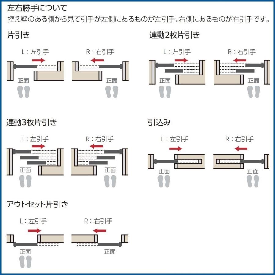 室内引き戸　ナスラック　室内建具　引違い戸（下レール仕様）DX-D1 - 24