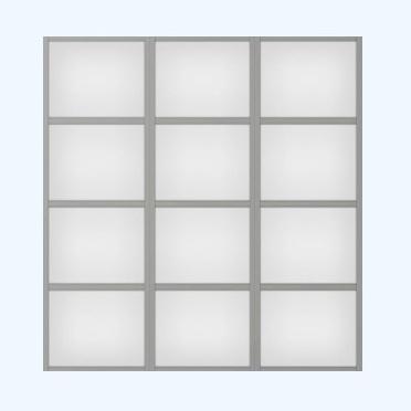 LIXIL（リクシル） 室内用窓ラシッサS デコマド FIX窓・突出し窓 3列