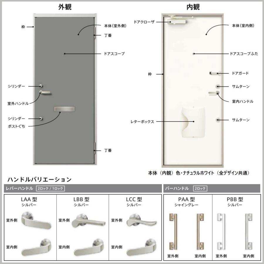 アパートドア防火仕様  LIXIL リジェーロα　防火戸K4仕様　11型 　特注｜erutategu｜03