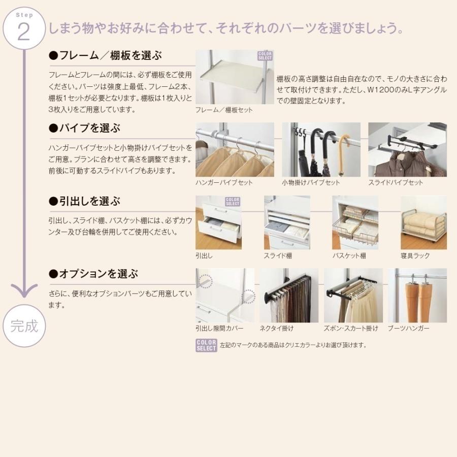 新入荷！ 収納　LIXIL システム フレームタイプ 　クローゼット・ウォークイン・オープンプラン　 おすすめプランNo.　S-2 【SK2571433918】(90392円)