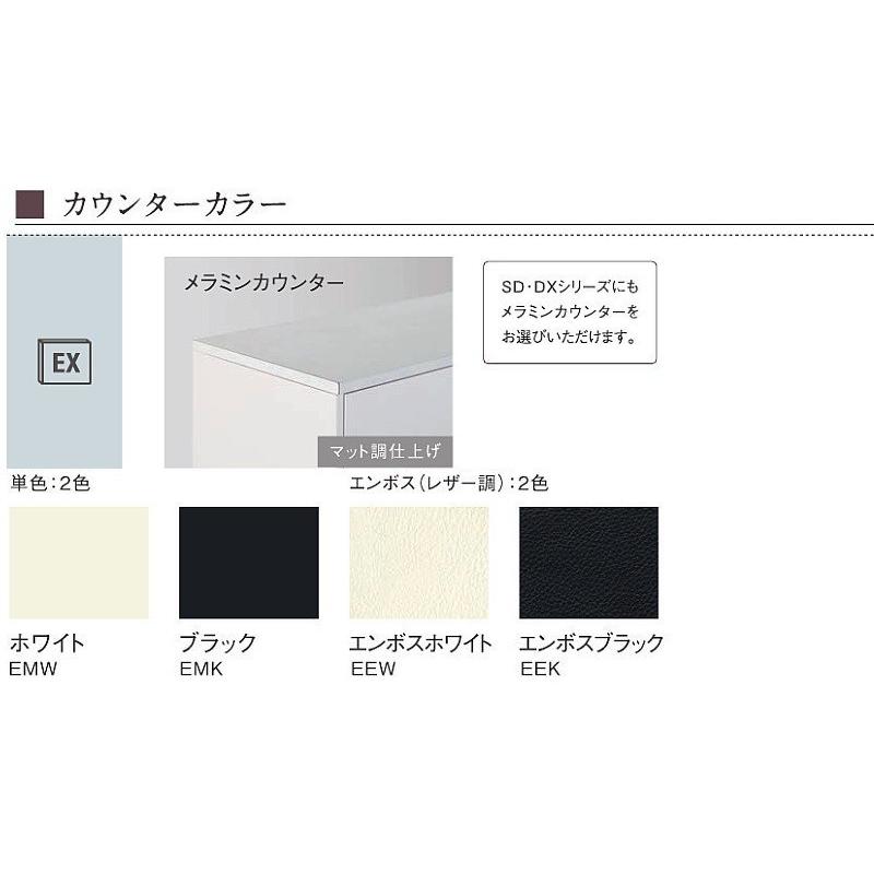 玄関収納ナスラック DXシリーズ ローカウンター型W1400mm 台輪