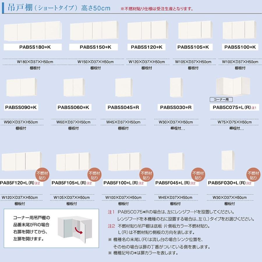 アパート用キッチン ナスラック キッチン ピュアッツ 吊戸棚W90 : 東京