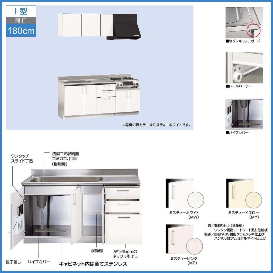 アパート用キッチン ナスラック キッチン パルテエジ コンロ台W60 